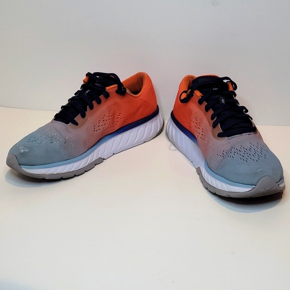 Hoka One One Cavu 2 Men's Size 8 orange blue 1099723 NFRG - Picture 2 of 13